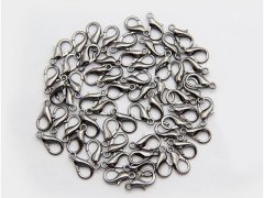 500 Gun Black Lobster Claw Clasps Jewellery Finding 16mm 500 Gun Black Lobster Claw Clasps Jewellery Finding 16mm