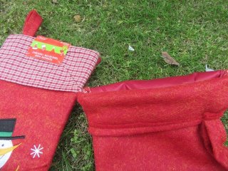 3Pkts x 2Pcs Christmas Xmas Santa Claus Stocking Random Color (image for) 3Pkts x 2Pcs Christmas Xmas Santa Claus Stocking Random Color