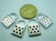 (image for) 150 Bulk Metal Lock Pendants Jewelery Finding