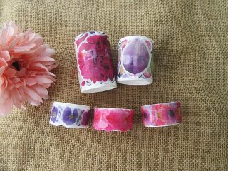 3Sheet x 5Rolls Petals and Flowers Washi Tape Craft Scrapbook