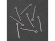 250Gram Silver Plated Eye Pins Jewelry Finding 30mm