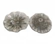 2Pcs Vintage Grey Art Handmade Decorative Glass Dish (image for) 2Pcs Vintage Grey Art Handmade Decorative Glass Dish