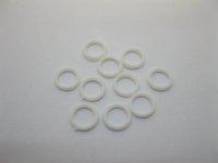 500Pcs White Bra Rings Bra Finding Acessories 6mm