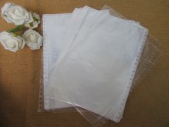 (image for) 100Pcs Clear Book File Holder Refillable Pockets st-ot-ch123