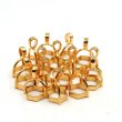 50Pcs Hexagonal Bali Holder for Natural Stone Crystal Pillar Pendants Clasp Jewelry Making Findings (image for) 50Pcs Hexagonal Bali Holder for Natural Stone Crystal Pillar Pendants Clasp Jewelry Making Findings