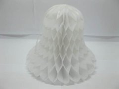 (image for) 10X White Wedding Honeycomb Bells Hanging Wedding Decorations 15