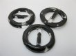 (image for) 98Pcs Black Round Buckles 22mm Wedding Favor
