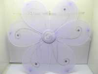 10 x Light Purple Flower Dress-up Fairy Wing Costume Toy