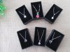6Pcs Fashion Trend Necklace with Charms Retail Package