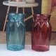 30Pcs Clear Colored Glass Vases Home Wedding Party Garden 17.5cm