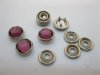 100Sets Dark Pink Five-Claw Brad Stud Button 100Sets Dark Pink Five-Claw Brad Stud Button
