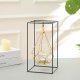 1Pc Square Nordic Style Geometric Metal Hanging Candle Holder