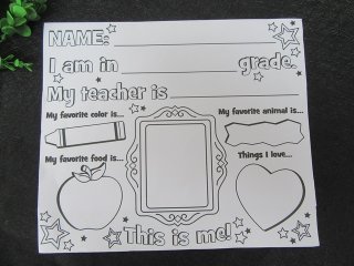 (image for) 30Pages DIY I am in grade Drawing Paper 56x35.5cm