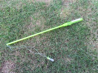 10Pcs Paper Lantern Holder Walking Stick Green Handle (image for) 10Pcs Paper Lantern Holder Walking Stick Green Handle