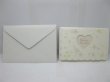 (image for) 10Pcs New White Wedding Invitation w/Flower On