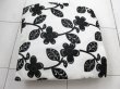 2Pcs HQ White Plum Blossom Hemp Pillow Cushion Covers 43cm (image for) 2Pcs HQ White Plum Blossom Hemp Pillow Cushion Covers 43cm