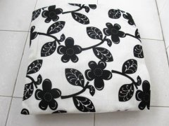 (image for) 2Pcs HQ White Plum Blossom Hemp Pillow Cushion Covers 43cm