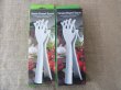 4Packets X 2Pcs White Plastic Hand Shaped Serving Spoon (image for) 4Packets X 2Pcs White Plastic Hand Shaped Serving Spoon