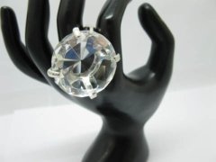 (image for) 5Pcs Crystal Engagement Ring Wedding Favors Baby Shower