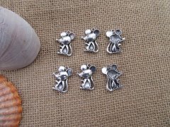 (image for) 100Pcs New Rat Beads Charms Pendants Jewellery Findings