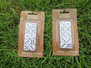 6Sheets x 10Pcs Pack of Durable Game Dice for Role-Playing Games