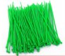 100Pcs Green Zip Tie Plastic Wire Ties Self-Locking Nylon Zip