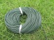 (image for) 90m Dark Green Faux Leather Craft Cord Strap Rope String