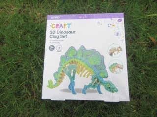 1Set 7Pcs 3D Dinosaur Clay Set Kids Educational Toy (image for) 1Set 7Pcs 3D Dinosaur Clay Set Kids Educational Toy