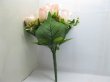 (image for) 1X Bridal Bouquet Holding Flowers Wedding 9-Heads Pink