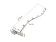 5Pcs Metal Slatwall Waterfall Arm Hooks 27.5cm long (image for) 5Pcs Metal Slatwall Waterfall Arm Hooks 27.5cm long