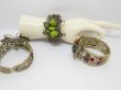 (image for) 6Pcs Butterfly Bangles Bracelets 60mm Dia.Mixed Color