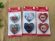 6Sheets x 8Pcs Heart Shaped Message Note Memo Pad Stationary Not (image for) 6Sheets x 8Pcs Heart Shaped Message Note Memo Pad Stationary Not