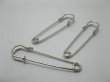 100Pcs Brooch Pin Finding Jewelry Accessories 74x13mm