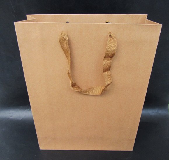 12Pcs Thick Kraft Paper Gift Carry Shopping Bag 36x27x9.4cm - Click Image to Close