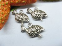 20pcs Metal Ostrich Charms yw-ac-mc90