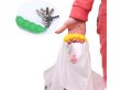 12Pcs Pea-shaped Shopping Bag Strap Extender Protector (image for) 12Pcs Pea-shaped Shopping Bag Strap Extender Protector