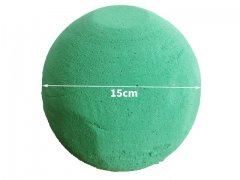 1Pc Round Wet Dry Foam Ball Flower Arrangement Holder 15cm Dia