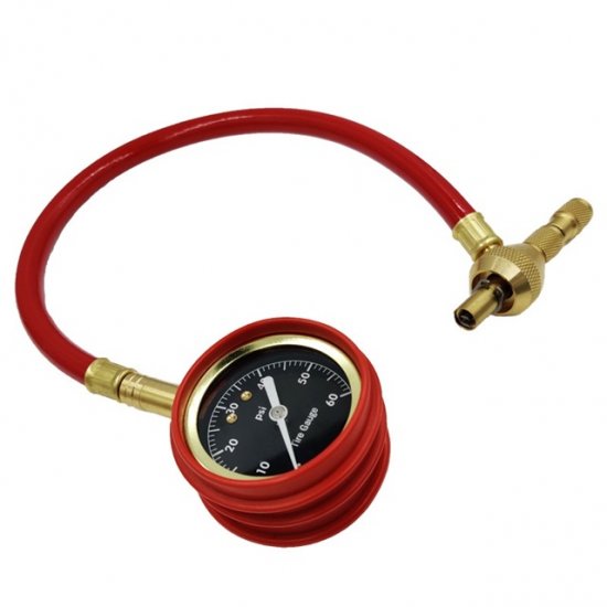 1Pc Red Rapid Tire Deflator Gauge Kit with Box - Click Image to Close
