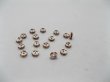 (image for) 100 6mm Orange Rhinestone Rondelle Spacers Beads