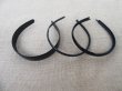 1Pack x 4Pcs DIY Shiny Black Headbands Hair Clips Hair Hoop (image for) 1Pack x 4Pcs DIY Shiny Black Headbands Hair Clips Hair Hoop
