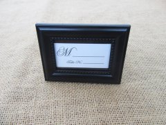 (image for) 12X Black Picture Photo Frame Place Holder Wedding Favor 2"x3"