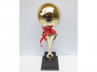 1Pc Golden Plated Trophy Novelty Achievement Award 45cm High
