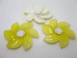 20Pcs Yellow Flower Hairclip Jewelry Finding Beads 6cm (image for) 20Pcs Yellow Flower Hairclip Jewelry Finding Beads 6cm