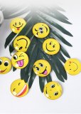 40Pcs Round Smily Face Emoji Cabochon Tiles Beads 20mm Dia