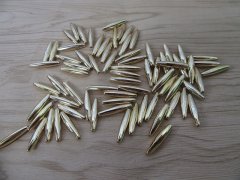(image for) 500Pcs Golden Plated Faux Rice Beads Loose Beads 6x27mm
