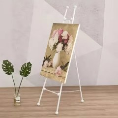 (image for) 1Pc Simple White Wedding Easel Stand Welcome Sign Name Seating Chart Display 145cm