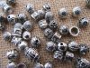 400Grams Antique Silver Round Tube Beads Spacer Beads Jewellery