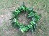 12Pcs Artifical Green Leave Headband Hawaiian Dress Party Flower