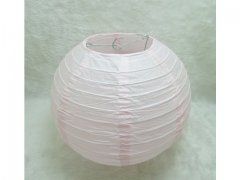 10Pcs Plain Light Pink Paper Lantern Wedding Favor 25cm