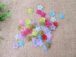 650Pcs Flower Shape Beads Cap Flower Loose Beads Mixed